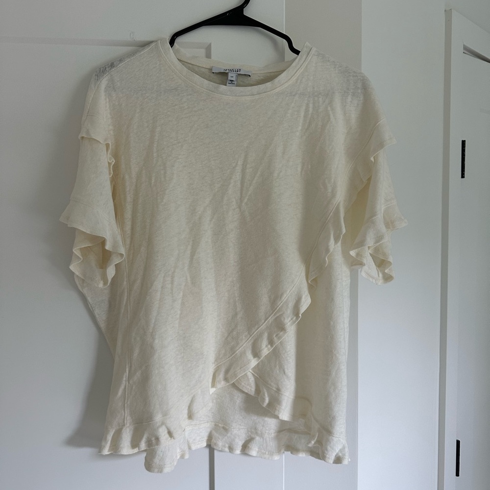 Derek Lam 10 Crosby ruffle t shirt